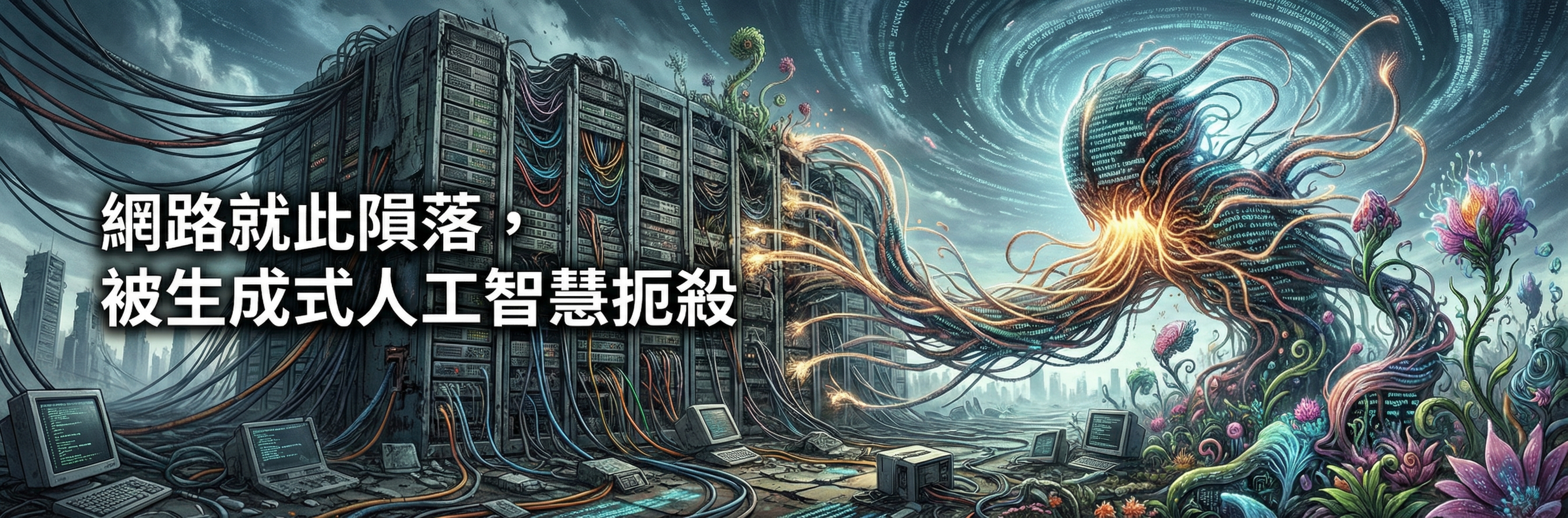 Featured image of post 網路就此隕落，被生成式人工智慧扼殺